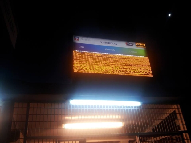 Tak często wygląda tablica SIP na pętli Pomorzany