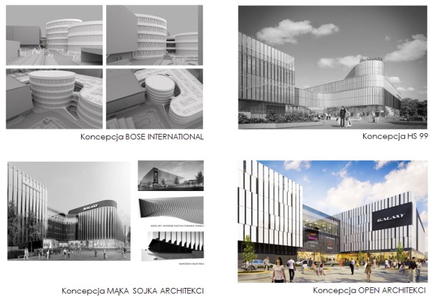 Wizje poszczególnych biur architektonicznych