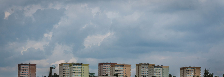 Pomorzany. Dzielnica wieżowców. 