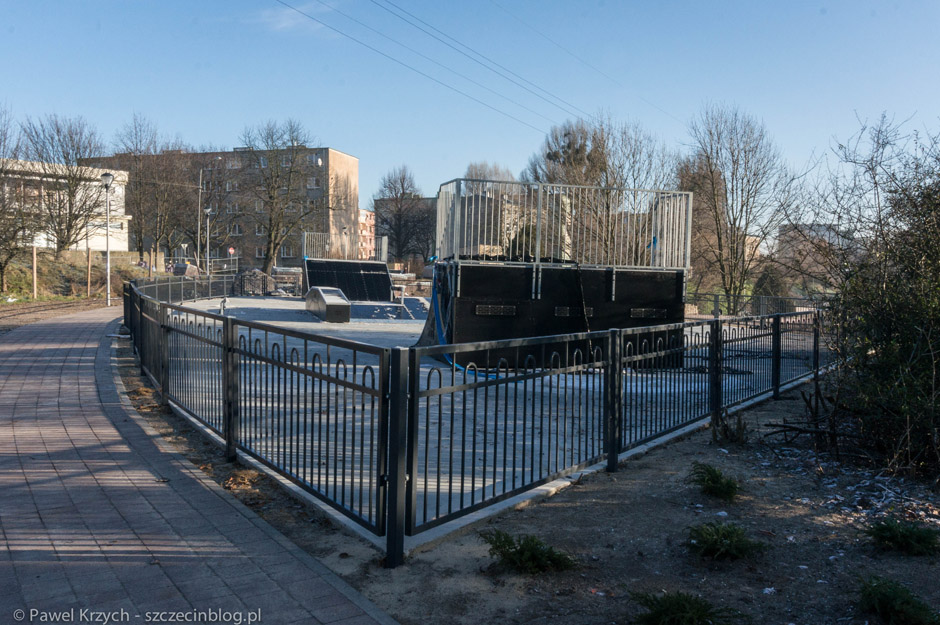 Jeszcze jedno ujęcie na skatepark. 