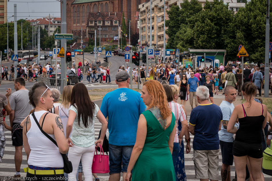 Dawno nie widziałem takich tłumów na ulicach Szczecina