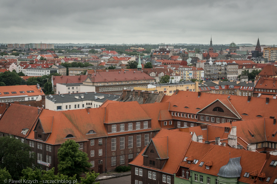 Dachy Szczecina. 