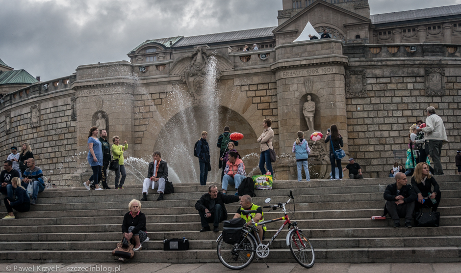 Bardzo lubię tę fontannę na Wałach Chrobrego. 